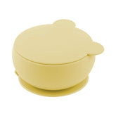 Bol avec couvercle et ventouse Minikoioi Jaune